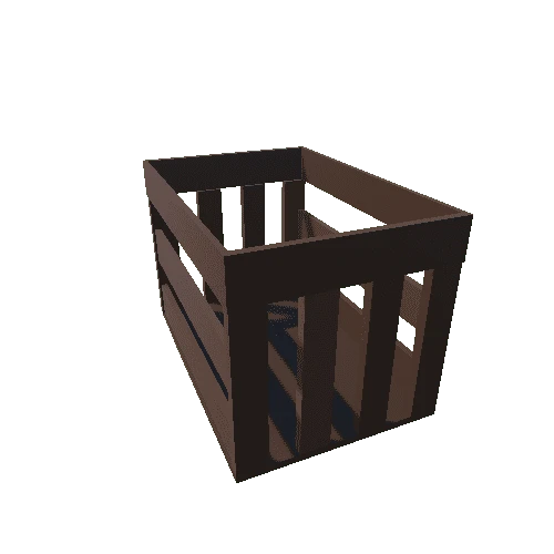 Small Dark Crate No Lid